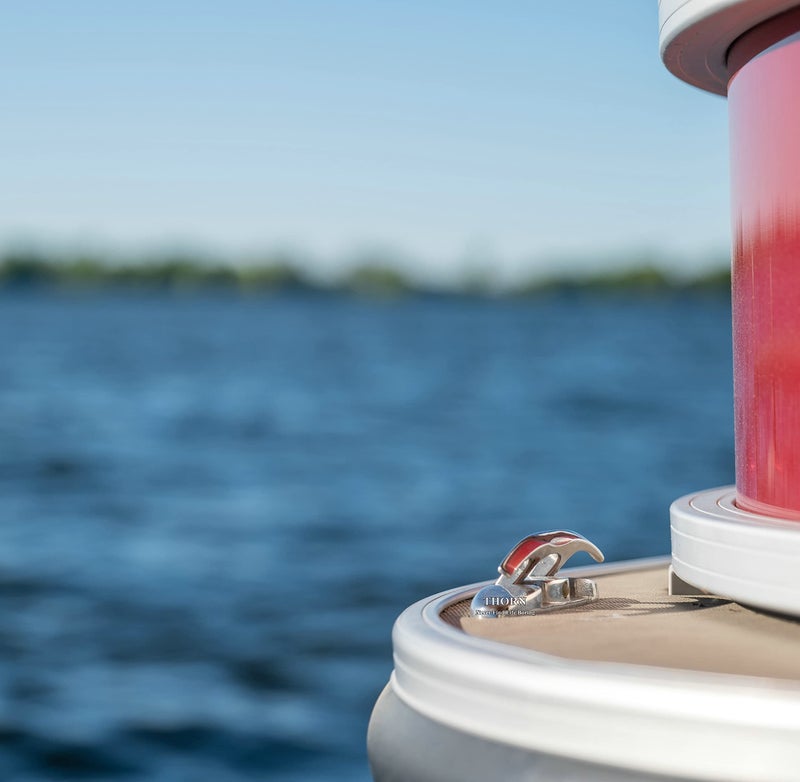 Thorn Folding Boat Cleat,Flip Up 4-1/2" Dock Cleat 316 Marine Grade Stainless Steel with Back Plate Pack of 2 - Image 5